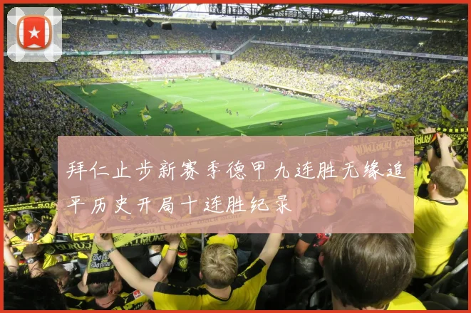 拜仁止步新赛季德甲九连胜无缘追平历史开局十连胜纪录