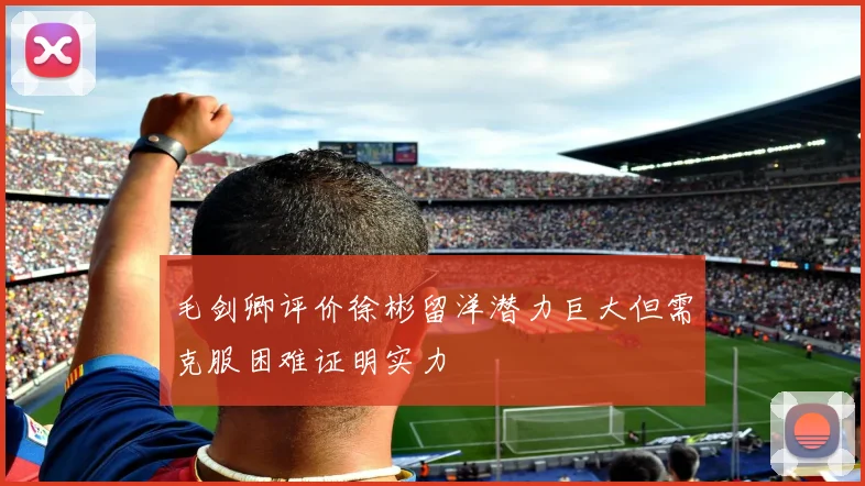 毛剑卿评价徐彬留洋潜力巨大但需克服困难证明实力